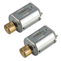 BOJACK N20 DC Vibration Motor 2PCS 3V 8000RPM Powerful Small Electric Motor Micro Vibrating Motor