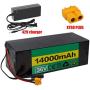 Wnicek 36V 14000mAh E-Bike Lithium Battery 14AH 10S 5P Rechargeable Battery Pack Fit for 200W 300W 350W 500W Motor with Charger and BMS
