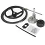 Câble de direction pour bateau Bestauto, 12 pieds, kit de direction rotative mécanique avec roue de 33 cm pour système de direction de bateau. Câble de direction pour bateau Bestauto, 12 pieds, kit de direction rotative mécanique avec roue de 33 cm pour système de direction de bateau.