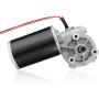 uxcell DC12V 60W 60RPM 8N.M Reversible Worm Gear Motor High Torque Speed Reducing Electric Gearbox Motor-JCF63L