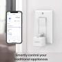 Quanmin Adaprox Fingerbot Bridge Smart Control Retrofit Your Non-Smart Appliances for Any Buttons & Switches with Fingbot ToolPack Compatible with Alexa, Google Home (White or Black)