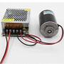 12/24V DC Motor 30W High Speed CW/CCW Permanent Magnet DC Motor for DIY Generator(12V 3500rpm)