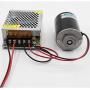 High Torsion Permanent Magnet DC Motor, 12/24V 30W High Speed CW/CCW DC Motor for DIY Generator(12V, 3500RPM)