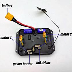 ESC Remote Kit for DIY Electric Skateboard,10S 36V Dual Motor Electric Speed Controller for Longboard + Remote Controller
