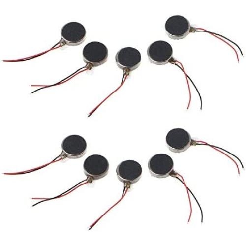 aodesielectronics 10 Pcs DC 3V 10mmx3mm Micro Motor Coin Vibration Motor for Cell Phone