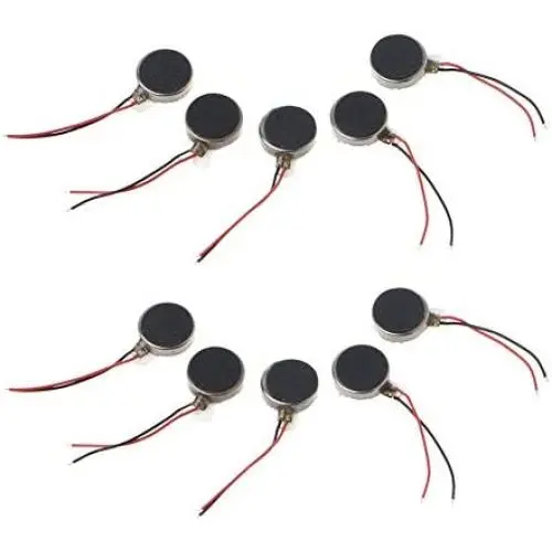 aodesielectronics 10 Pcs DC 3V 10mmx3mm Micro Motor Coin Vibration Motor for Cell Phone
