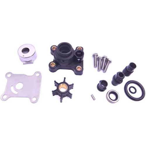 Boat Motor 394711 0394711 0318875 0388139 0318999 0319989 0386685 0386697 0386886 Water Pump Repair Kit with Housing for Evinrude Johnson OMC BRP 9.9HP-15HP Outboard Engine,for Sierra Marine 18-3327