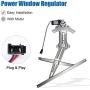 741-126 Power Window Regulator and Motor Assembly Driver Side Front Left Compatible with 1994-2004 Ford Mustang Base/GT/Mach 1/ SVT Cobra (Anniversary) 4.6L, OE Replace Parts