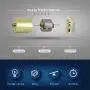 Greartisan DC 12V 200RPM Gear Motor High Torque Electric Micro Speed Reduction Geared Motor Centric Output Shaft 37mm Diameter Gearbox