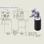 Fielect DC 24V 150RPM Reversible Worm Geared Motor High Torque Electric Gear Motor Turbine Worm Gear Box Reduction Motor, Left Threaded Shaft 10mm GW70105