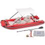 Sea Eagle FastCat12 Inflatable Catamaran Boat - Swivel Seat Canopy Package