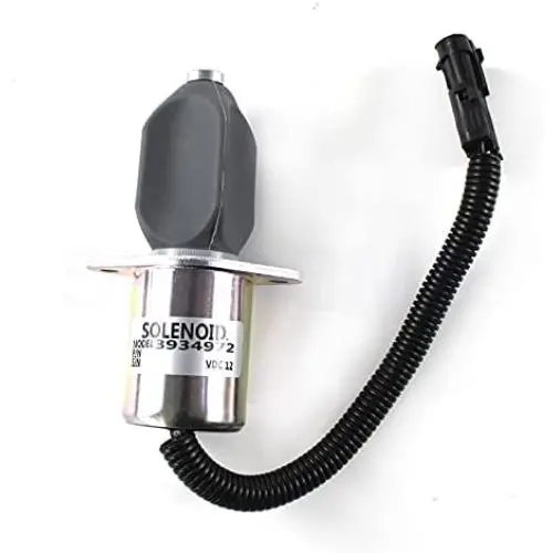 3934972 12V Shutoff Solenoid - SINOCMP Fuel Shutdown Solenoid for Cummins Excavator Parts, 3 Month Warranty