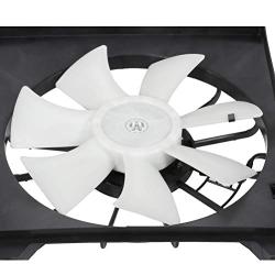 cciyu Radiator or Condenser Cooling Fan Fit for OE 2009-2014 for Acura TSX 2008-2012 for Honda for Accord