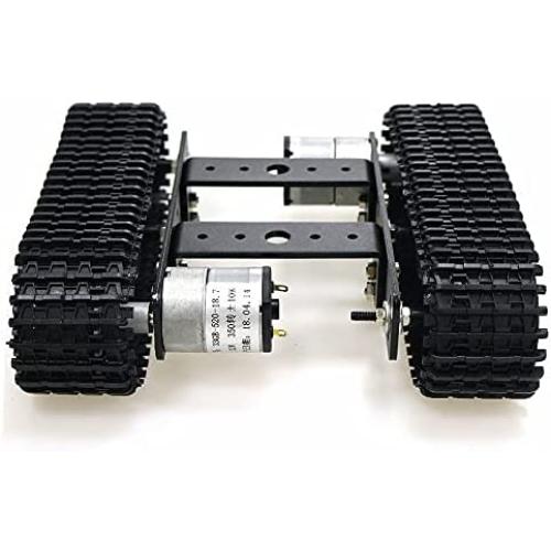 SZDoit Professional Smart Robot Tank Car Chassis miniTP101, Remote Control Robotic Platform for Arduino Raspberry Pie Learning Kit, RC Crawler Robotics, Remote Control Tracked Car Caterpillar Chassis