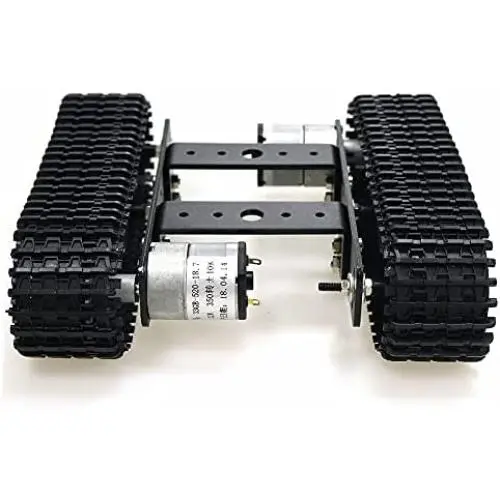 SZDoit Professional Smart Robot Tank Car Chassis miniTP101, Remote Control Robotic Platform for Arduino Raspberry Pie Learning Kit, RC Crawler Robotics, Remote Control Tracked Car Caterpillar Chassis