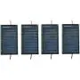 AMX3d AMX Solar 5V 30mA 53X30mm Micro Mini Power Solar Cells for Solar Panels with Wires- DIY Projects - Toys - Solar Charge 3.6v Batteries 4 Pcs