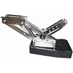 Traworvel 2 Stroke Outboard Motor Bracket for Boat Auxilary Up to 10 HP Heavy Duty Stainless Steel Mounts for Marine Trolling Yacht