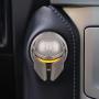 CARCC Engine Start Stop Button Cover, Push Ignition Start Button Ring Car Interior Protective Switch Button Cover Universal Anti Scratch Decorative Stickers (Mando-Silver)