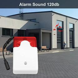 eMACROS Wireless Sound & Light Siren Outdoor Home Security Alarm System