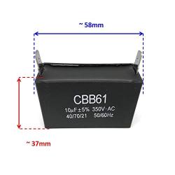 10uF Generator Motor Capacitor Condenser 9.5uF 10 uf CBB61 10.5uF 50 60 Hz 350V 350 VAC UL AVR