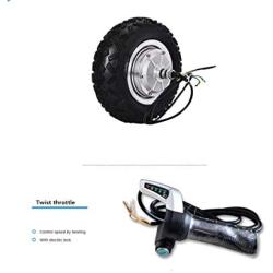 Electric Bicycle Motor 10 inch 36V/48v 500w/800w 12-50km/h Hub Motor kit Electric Scooter Wheelchair Motor Electric Bike Wheelbarrow