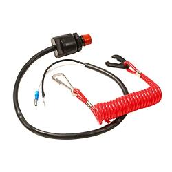 Boat Motor Kill Stop Switch & Safety Tether Lanyard for Yamaha Outboard Motors ATV Boat Bike