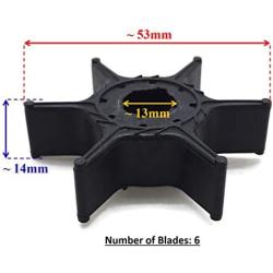 Boat Motor Water Pump Impeller Outboard motor Boat 63V-44352-01 63V-44352-00 02 for Yamaha Outboard 8HP 9.9HP 15HP Sierra 18-3040 Engine
