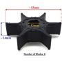 Boat Motor Water Pump Impeller Outboard motor Boat 63V-44352-01 63V-44352-00 02 for Yamaha Outboard 8HP 9.9HP 15HP Sierra 18-3040 Engine
