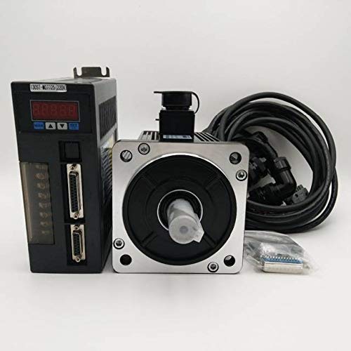 GOWE 2kw 7.7Nm 220v AC Servo Motor Controller Kit 2500r/min NEMA52 130mm 130ST-M07725 for Food Processing Machine