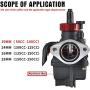 NIBBI Carburetor PE19mm,fit 50cc—125cc Motorcycle Engine with Carb Jets for YAMAHA KAWASAKI SUZUKI Apollo Dirt Bike Mini Bike SSR TTR KYMCO SYM TAOTAO CG125/CG150
