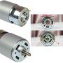 Abovehill 775 DC Motor Set 12V-24V 6000-12000RPM Ball Bearing Motor for Electrical Tools +Motor Bracket +Drill Chuck+Bushing+4mm Drill