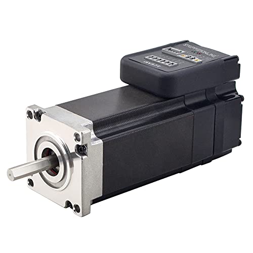 STEPPERONLINE NEMA 23 Integrated Easy Servo Motor 180w 3000rpm 0.6Nm(84.98oz.in) 20-50VDC Brushless DC Servo Motor CNC