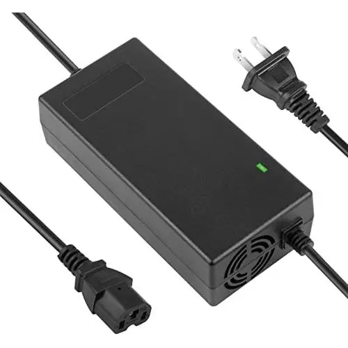 48V Battery Charger for Electric Bicycle Motor Bike - 3 Holes Plug AC Adapter