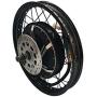 NBPOWER 200mm Dropout, QS 273 Spoke Hub Motor(50H) 12000W -16000W QS V3 Type, Designed for Electric Motorcycle, Max Speed can be Customized from 120KMPH.