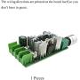 Hahiyo 10-60V Low Voltage DC Motor Speed Controller Smooth Linear Adjustment Knob Compact Units Reduce Heat Module Dimmer Switch Regulator 1 Pieces for Mini Fan Electric Pumps LED Light