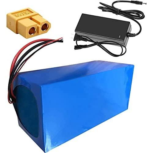Wnicek 72V E-Motorcycle Lithium Battery 20Ah 30Ah 40Ah Li-ion Battery Pack Built-in 30A-50A BMS Battery with Charger for Electric Scooter Electric Bike Mopeds Electric Tricycle