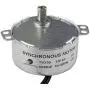 CHANCS Synchronous Synchron Motor TYD-50 12V AC 10-12RPM Flush Shaft 11mm Fixed Rotation CW Electric Motor