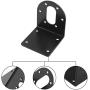 Biaungdo 37mm DC Motor Mounting Bracket, DC Gear Motors Fixed Mount Mounting Base, L-shape Fixed Seat Gear Reduction Motor Holder with Screw Nut