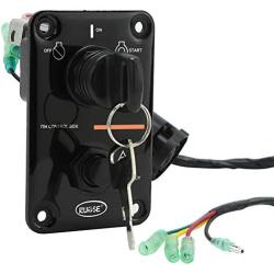 Rupse Switch Panel Outboard Single Engine Key Switch Panel Assembly On-Off-Start 704 Control Box for Yamaha Outboard Yacht 704-82570-12-00 704-82570-11-00 704-82570-08-00