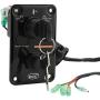 Rupse Switch Panel Outboard Single Engine Key Switch Panel Assembly On-Off-Start 704 Control Box for Yamaha Outboard Yacht 704-82570-12-00 704-82570-11-00 704-82570-08-00
