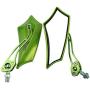ESUPPORT Green Universal Motorcycle Motorbike Bike 8mm 10mm Rear View Side Mirror Scooter ATV