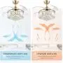 NOXARTE Chandelier Ceiling Fan Modern Dimmable Crystal Raindrop Ceiling Light Invisible Retractable Blades Fan for Bedroom Living Room Gold 36 Inch