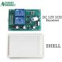 Calvas 433Mhz Wireless RF Switch DC12V Relay Receiver Wireless Remote Controls For DC Motor Forward and Reverse Controller - (Color: Remote Only KT05)