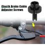 X AUTOHAUX 4pcs M8 Bike Bicycle Motorcycle Aluminum Alloy Brake Clutch Lever Cable Adjuster Screws Fastener Bolt Accessories
