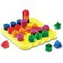 Learning Resources Stacking Shapes Pegboard, Toddler Pegboard, Stacking Pegboard Set, Fine Motor Toy, 27 Piece Set, Ages 2+