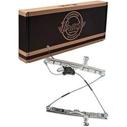 Brock Replacement Passengers Front Power Window Lift Regulator w/Motor Assembly Compatible with 04-15 Armada QX56 Titan Pickup Truck with One-Touch