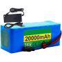 Wnicek Ebike Battery 36V Lithium Ion Battery 36V 20AH Mountain Electric Bicycle Battery with BMS and Charger, Electric Bike Scooter Battery for 500W 350W 200W Bike Motor