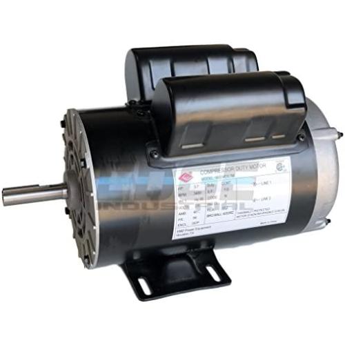 NEW 3.7 HP Compressor Duty Electric Motor, 3450 RPM, 56 Frame, 5/8