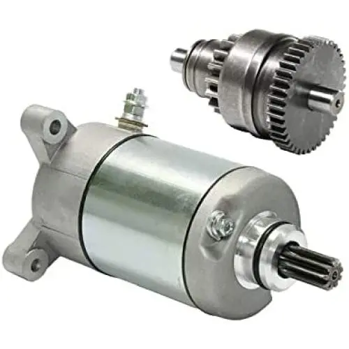 Starter Motor And Drive Combo Kit Replacement 18645, 3090188, 3084981, 410-54020 For Sportsmen Sportsman Ranger Magnum Trail Blazer Trail Boss 1995-2014 335 400 450 500 ATVS