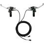 1Pair Bike Brake Handle, Aluminium Alloy Bicycle Cycling Handbrake Lever Grips for Electric Bike Scooter Product Name